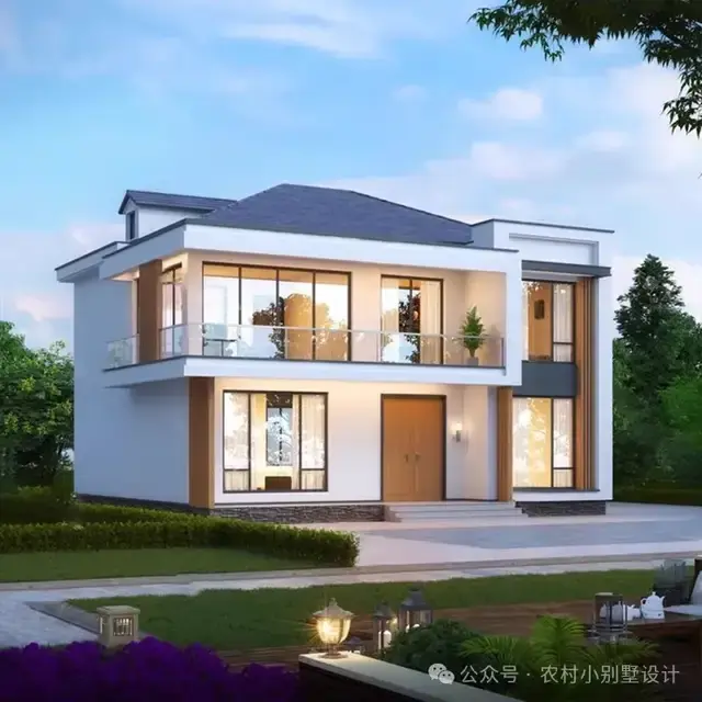 20万建现代风二层农村别墅,精选50款二层现代风农村自建房别墅 - 知乎