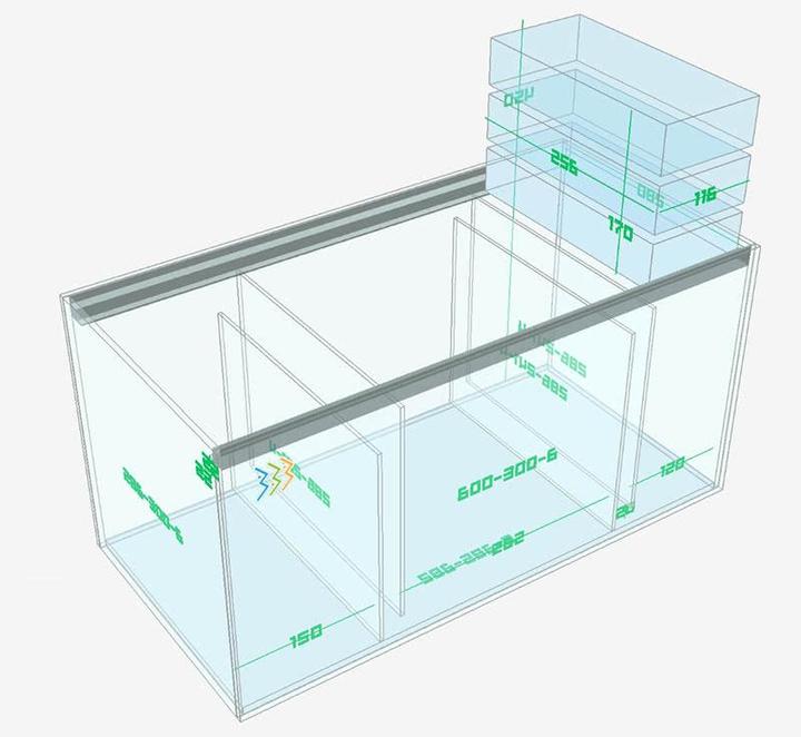 鱼缸底滤设计展示
