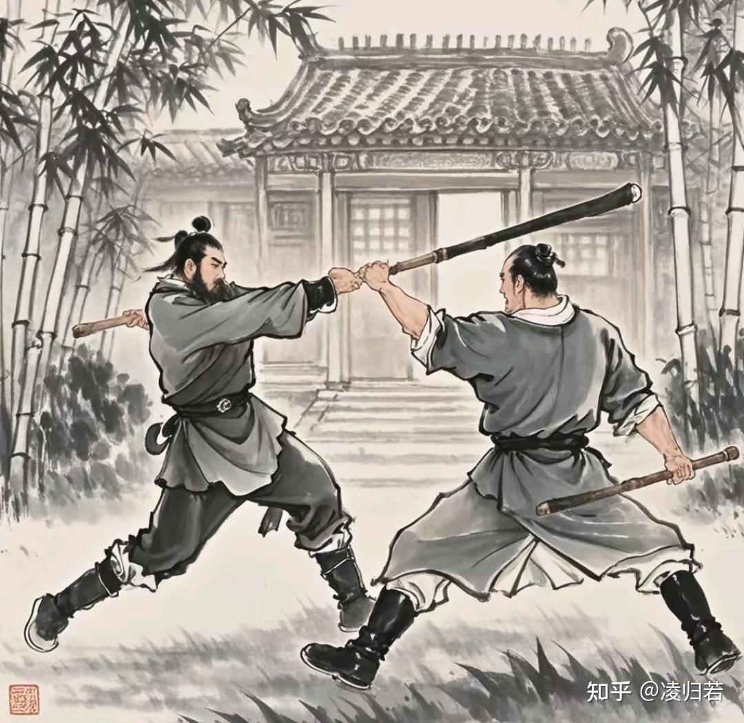 林冲与洪教头比武,柴进为何不给他开枷锁?难怪宋江瞧不上他