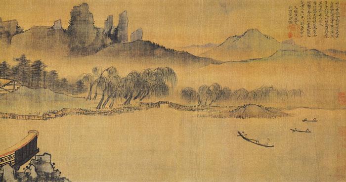 浙派山水首席画师，明，戴进山水画欣赏- 知乎