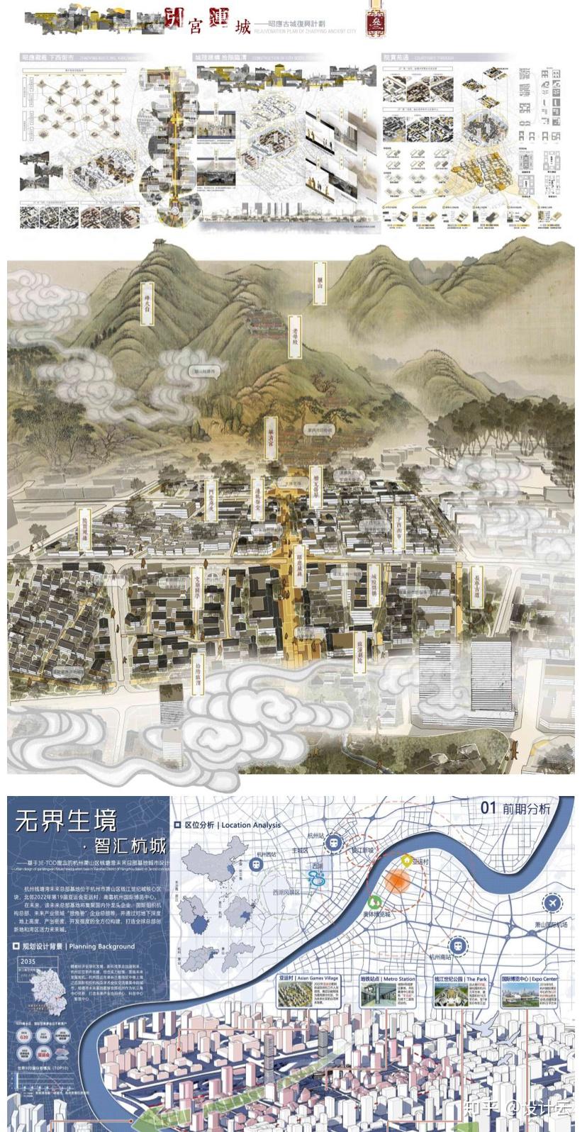 城市设计展板及体块SU模型PSD文本合集大礼包 - 知乎