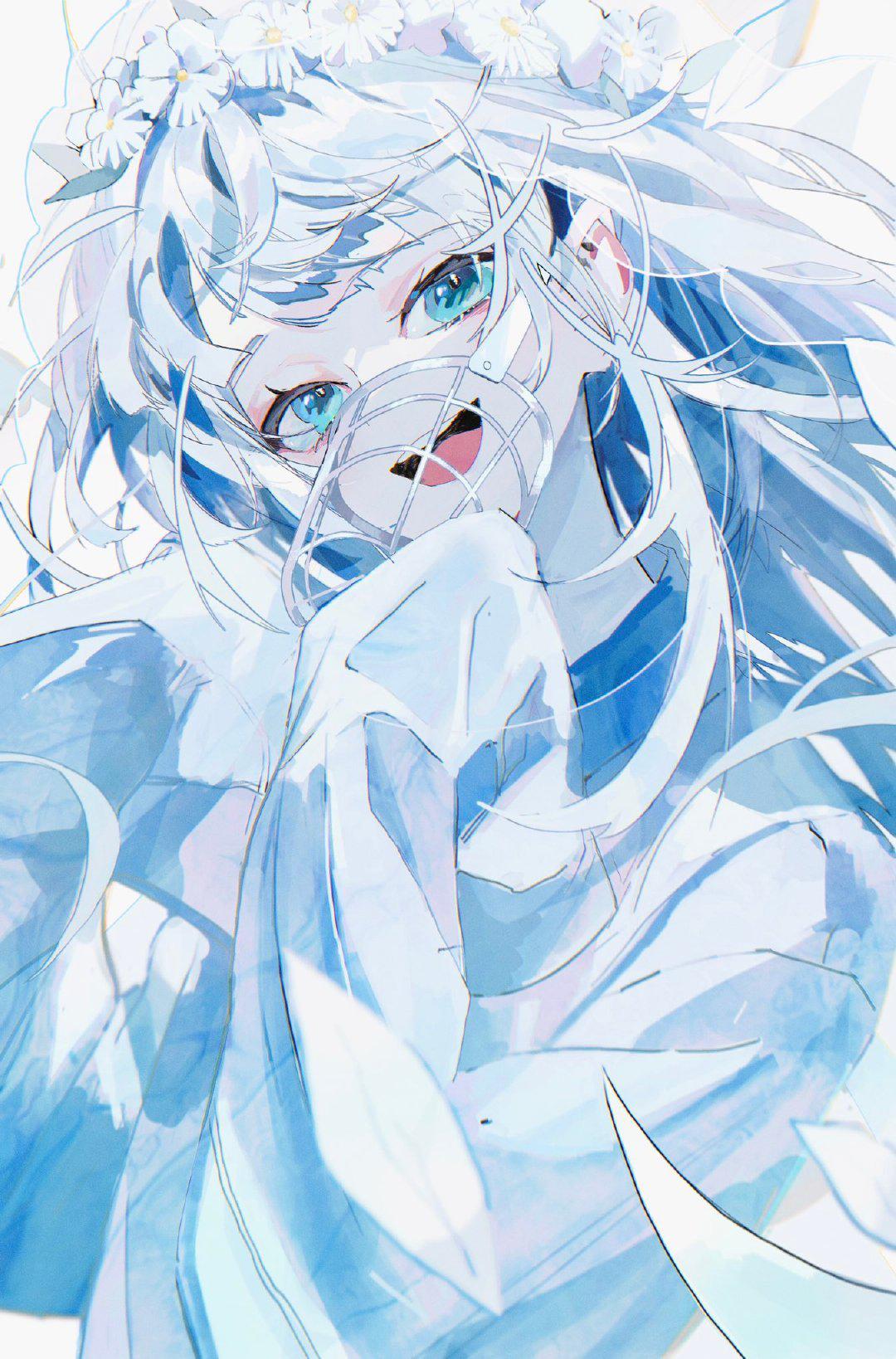 充满压抑感的二次元人物插画 人物带了阴郁病娇的魅惑特质 知乎