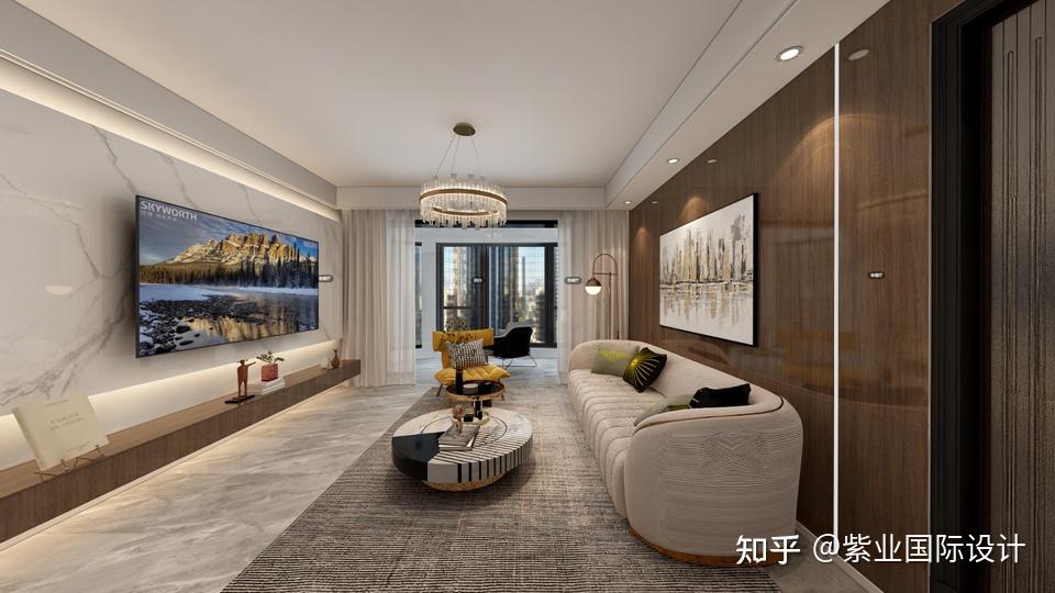 中建海樾府160m²装修案例,三代同堂的奢阔空间 - 知乎