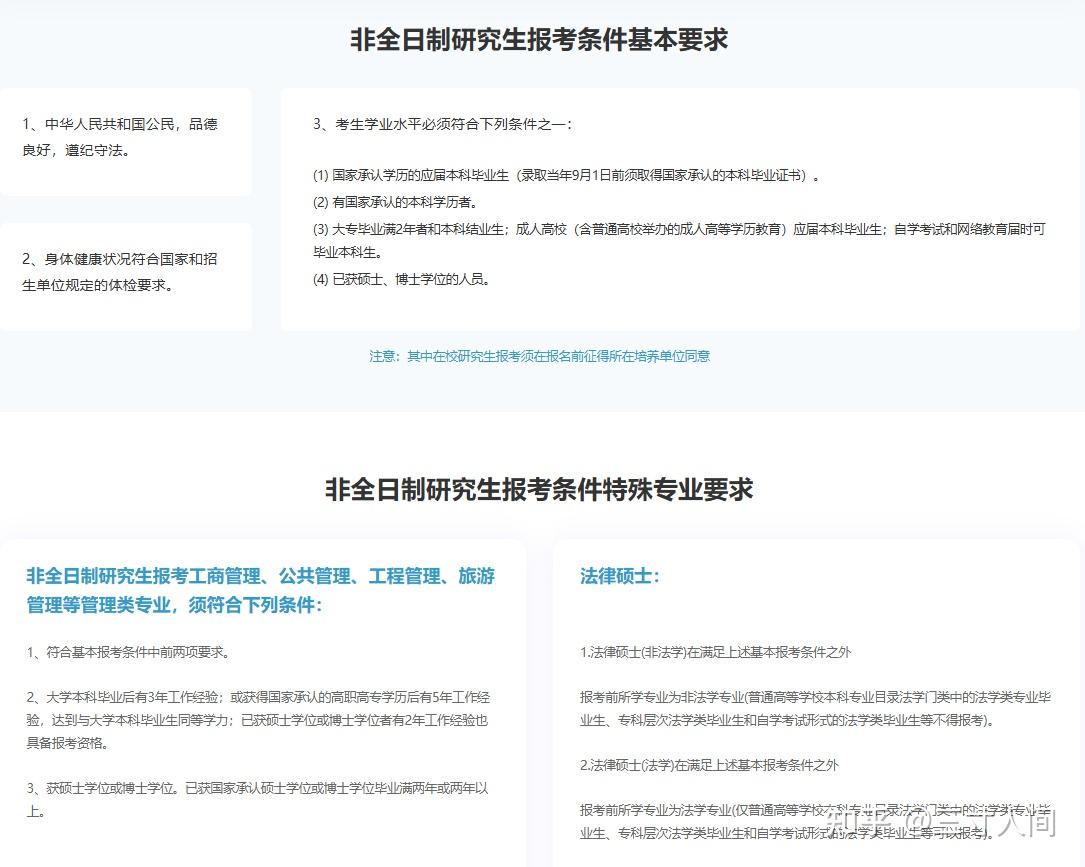 2026年北京地区非全日制研究生报考条件与要求 - 知乎