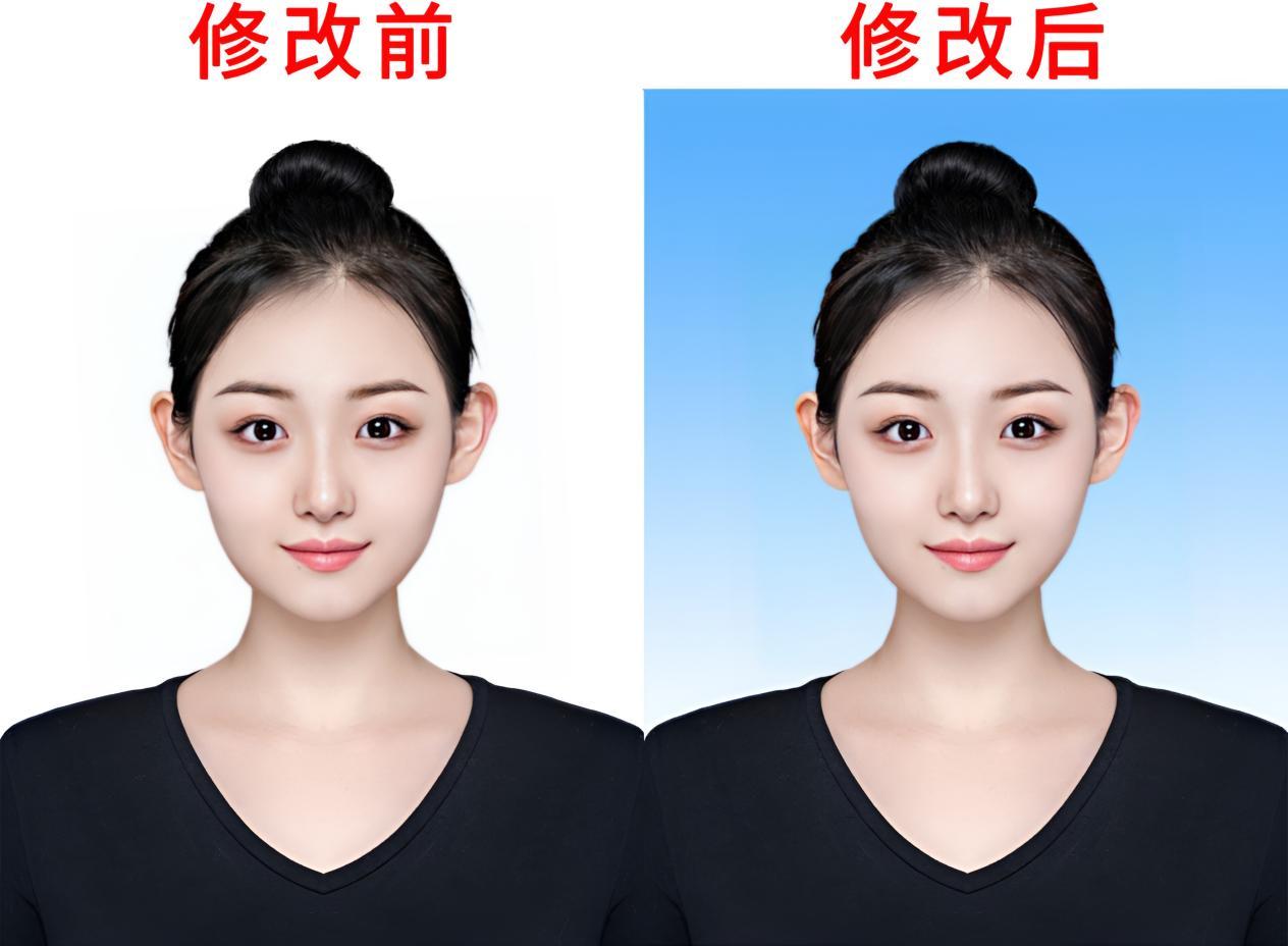 证件照蓝白渐变怎么弄的? - 知乎