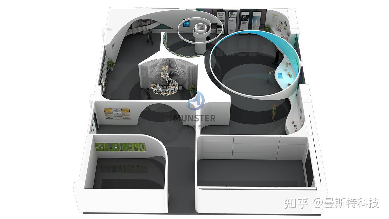 曼斯特科技x课堂内外丨重庆企业展厅设计案例 - 知乎