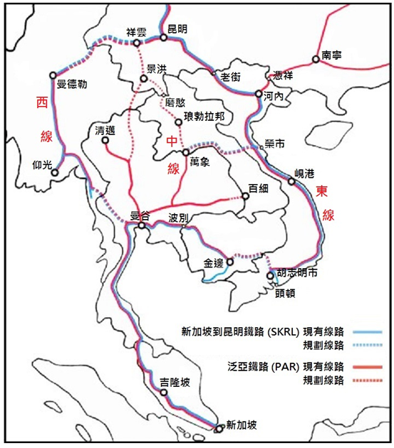 中国在东南亚有哪些在建已建铁路含普铁高铁动车城际轨道