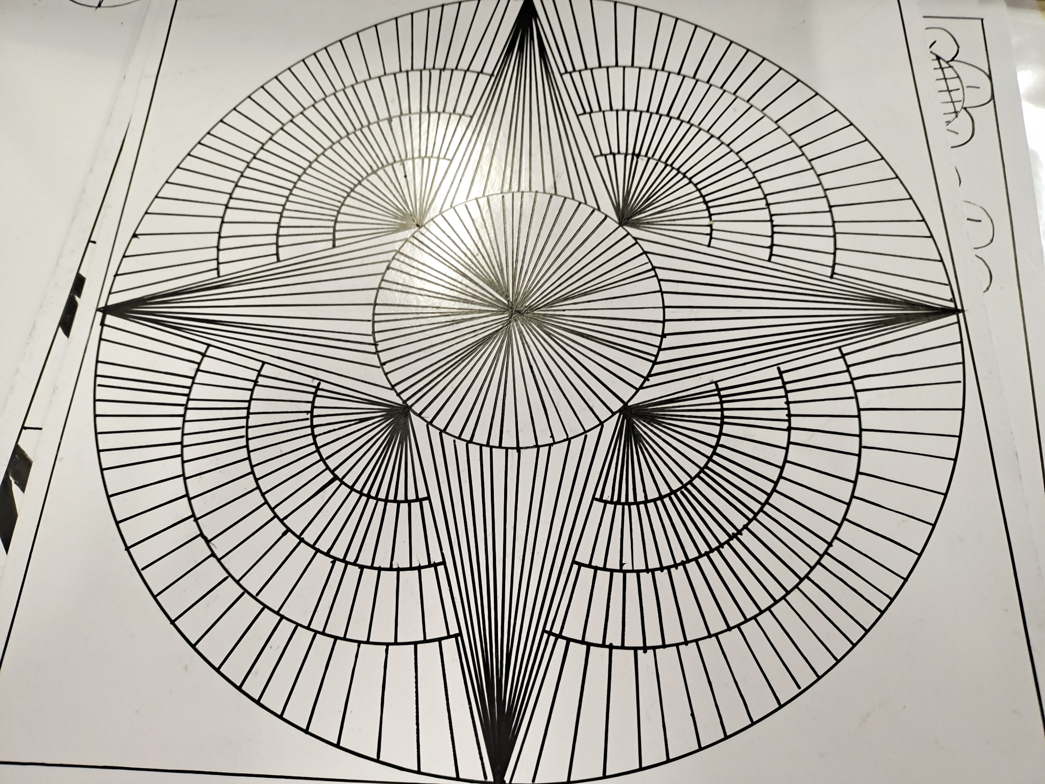 求平面构成渐变发射图片