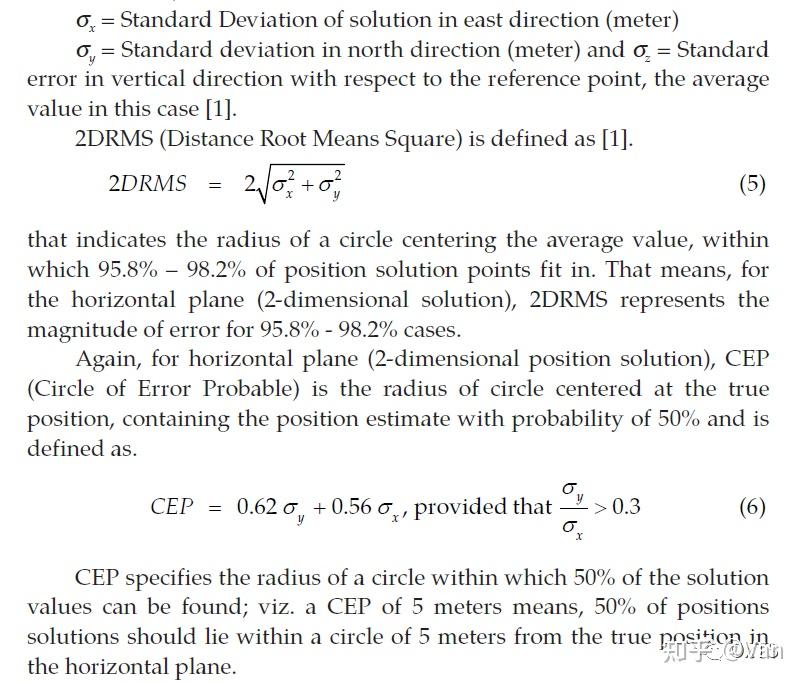 GPS定位精度是怎么计算的？在这种情况下实际位置服从什么概率分布？ - 知乎