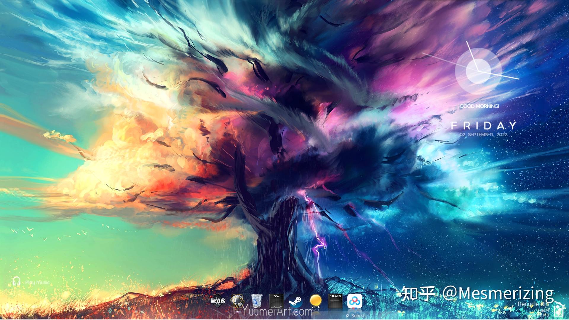 如何设置最美的win11桌面(附隐藏任务栏方法) - 知乎