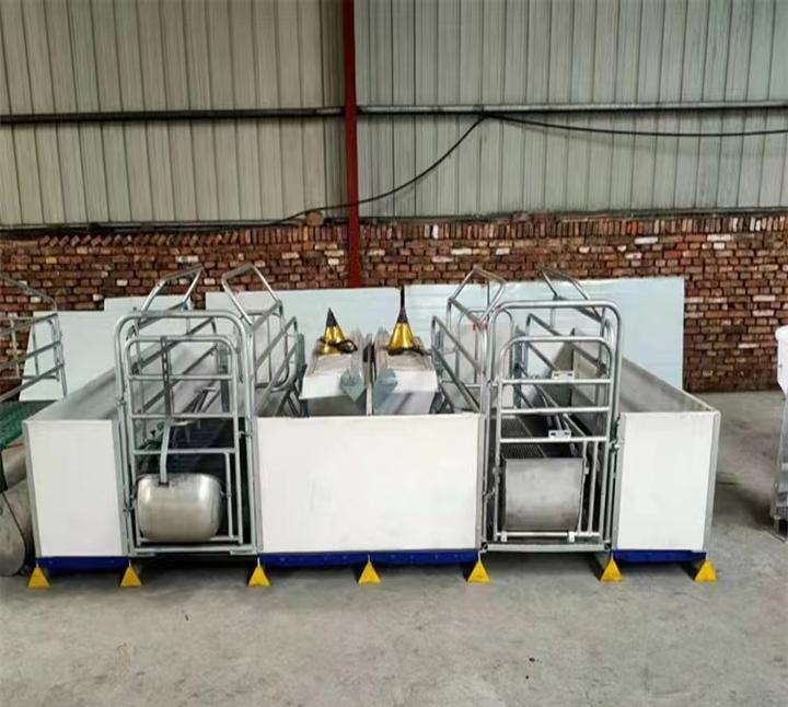 猪场母猪分娩床类型材料及结构形式介绍欧式双体母猪产床 - 知乎