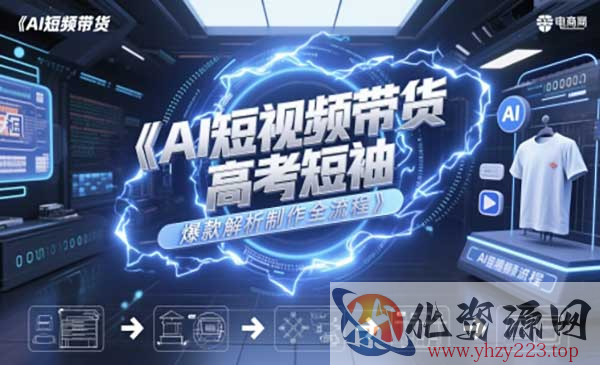 AI短视频带货高考短袖_wwz