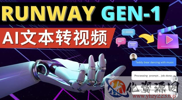 Runway Gen-1发布次世代Ai文本转视频工具输入文本命令生成多种类型视频