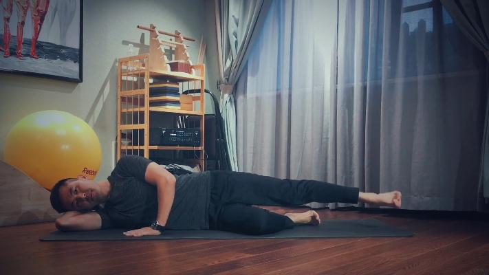 jm普拉提小课堂侧卧举腿sidelyingleglift