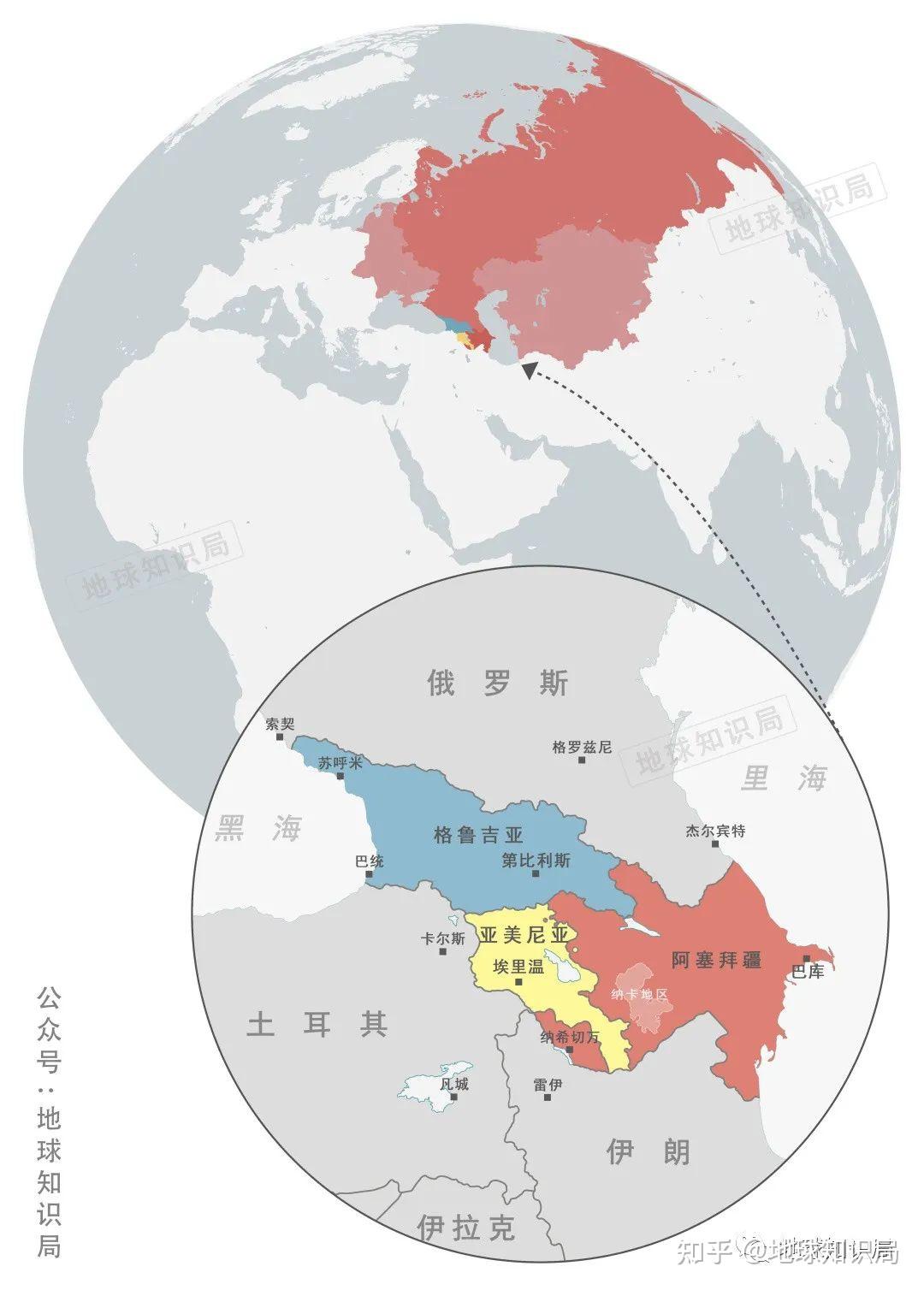 纳卡地区实际控制地图图片