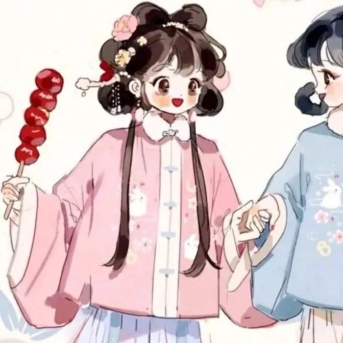 有古风的女闺蜜头像吗