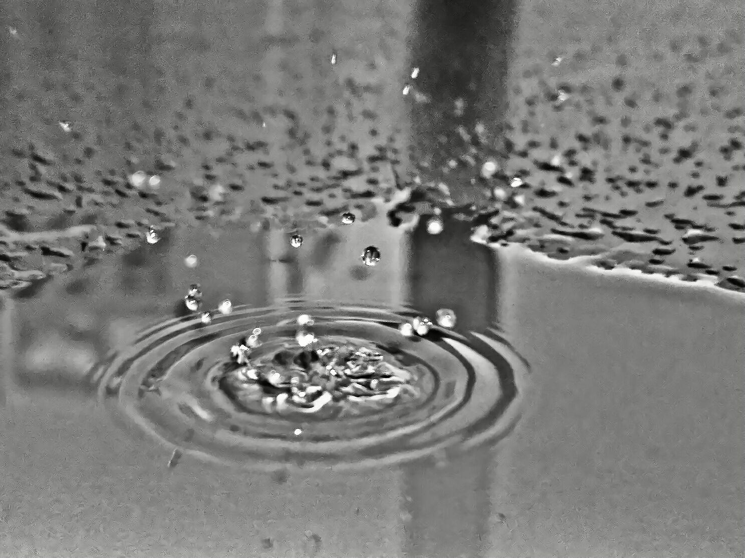 怎么样拍雨天雨滴落下的特写?