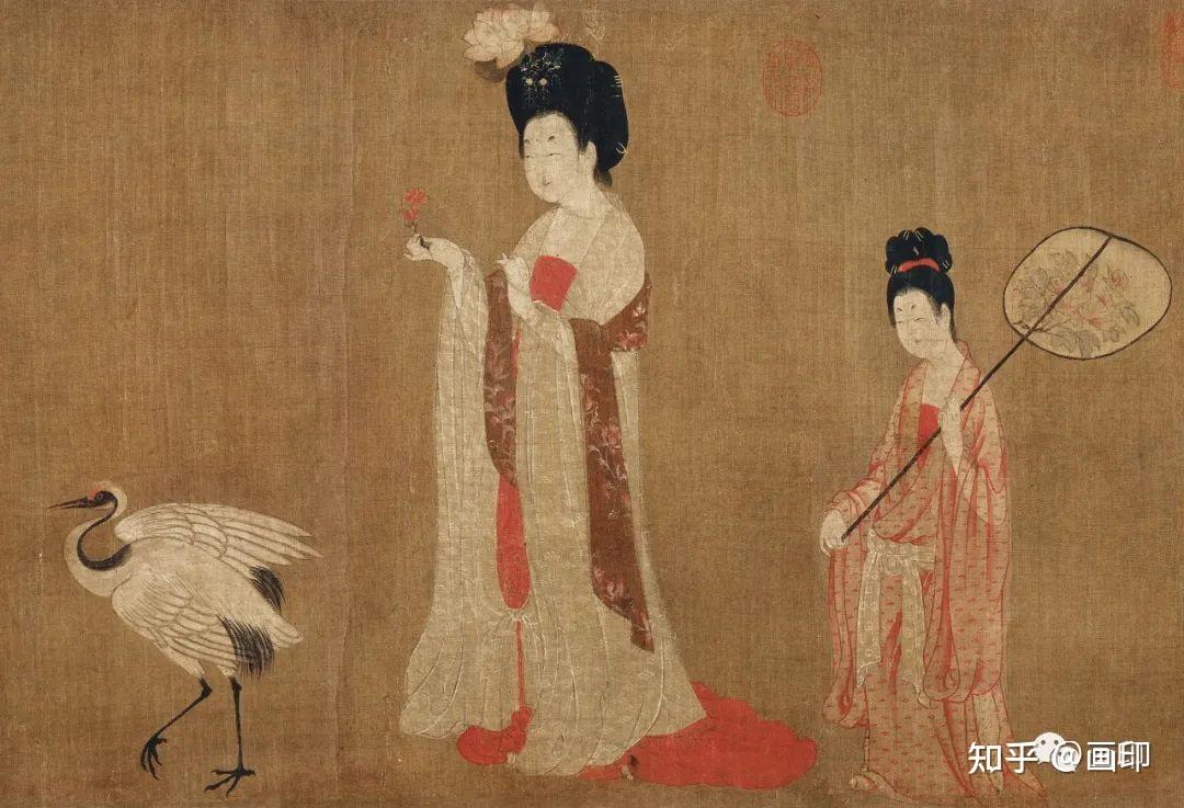 簪花仕女图紀念封1984年 簪花仕女图》：大唐盛世中的女子