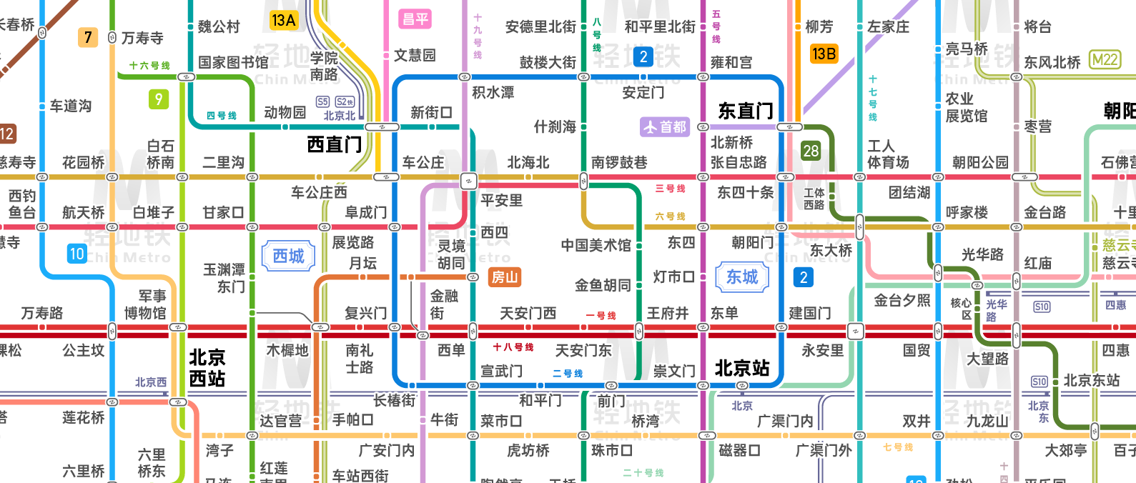 北京轨道交通线路图(2035+ / 2025+ / 运营版) - 知乎