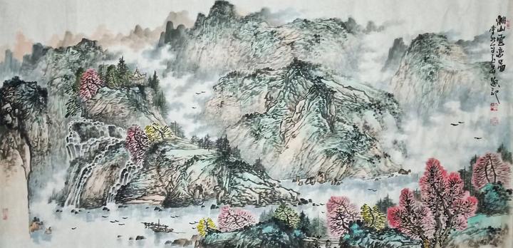 李松中国画作品——山水 - 知乎