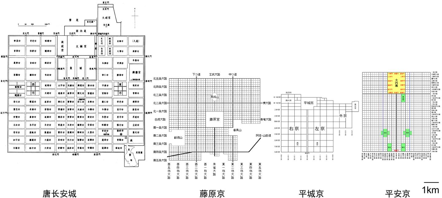 日本仿造的两个长安城 知乎