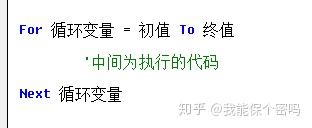 VB 的 For Next循环语句详解 - 知乎