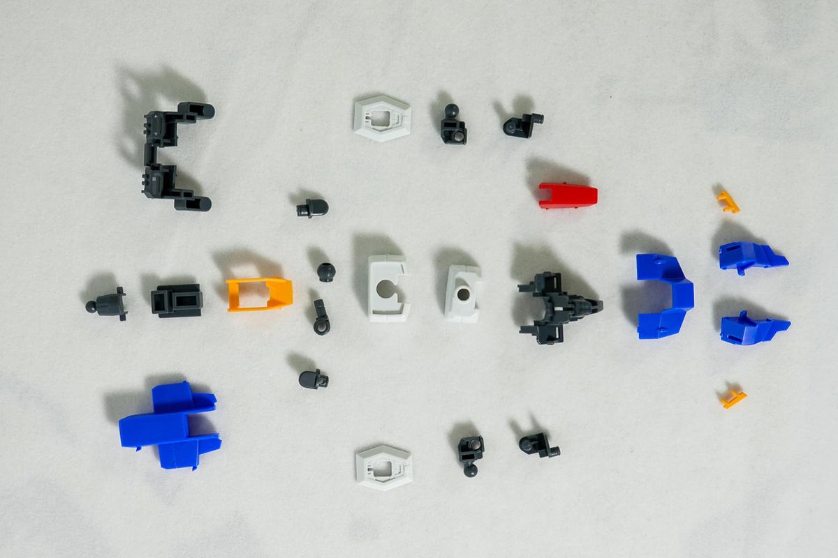 高达模型水口位如何处理