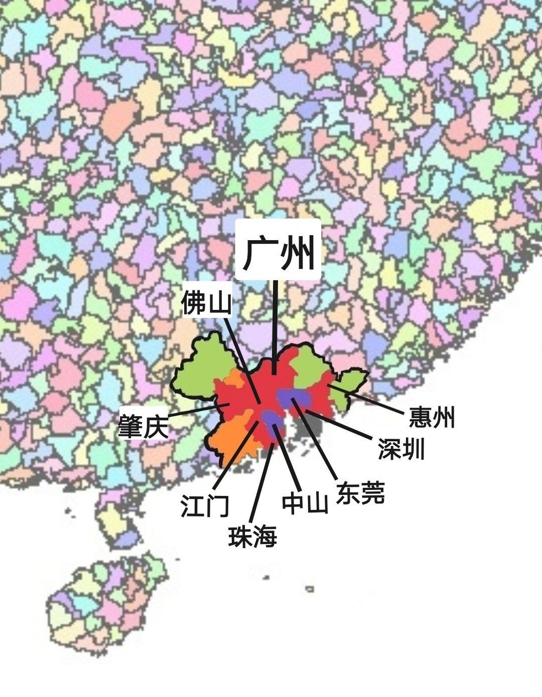 珠三角9地市 区划类型 - 知乎