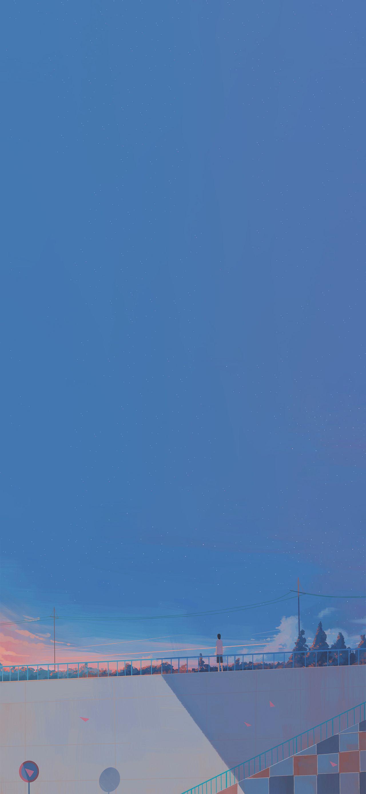 请问大家有没有类似这样的半屏壁纸