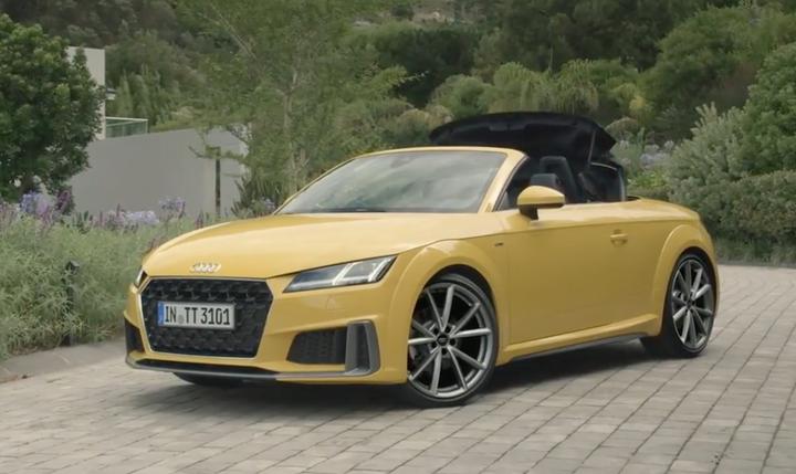 颜值大升级2019款奥迪tt敞篷车37500欧元起售