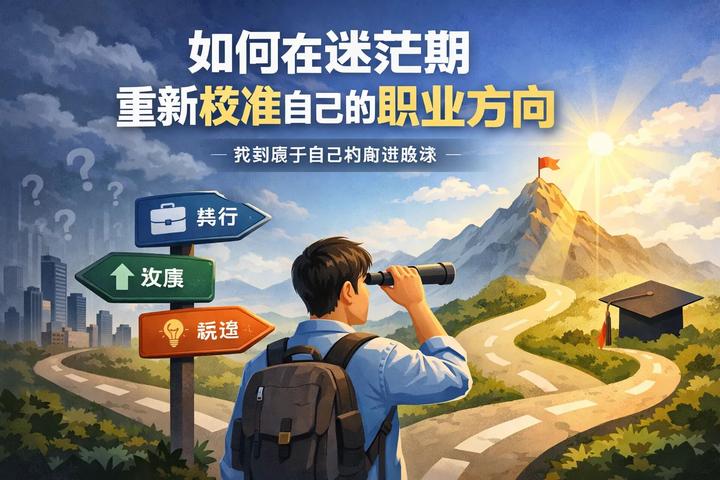 如何在迷茫期重新校准自己的职业方向 - 知乎