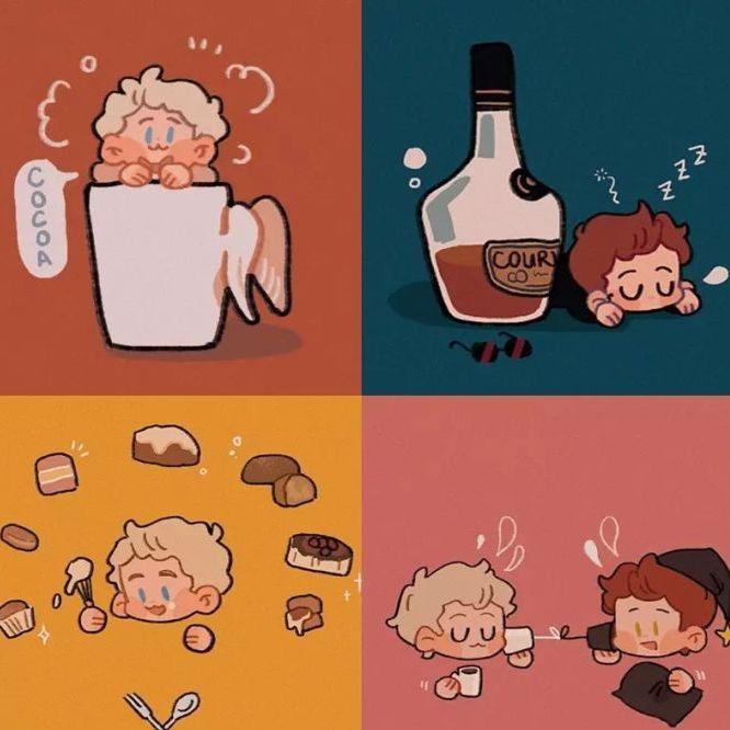 求英剧好兆头里克劳利和拉斐尔的情头或者自己截图的也可谢谢