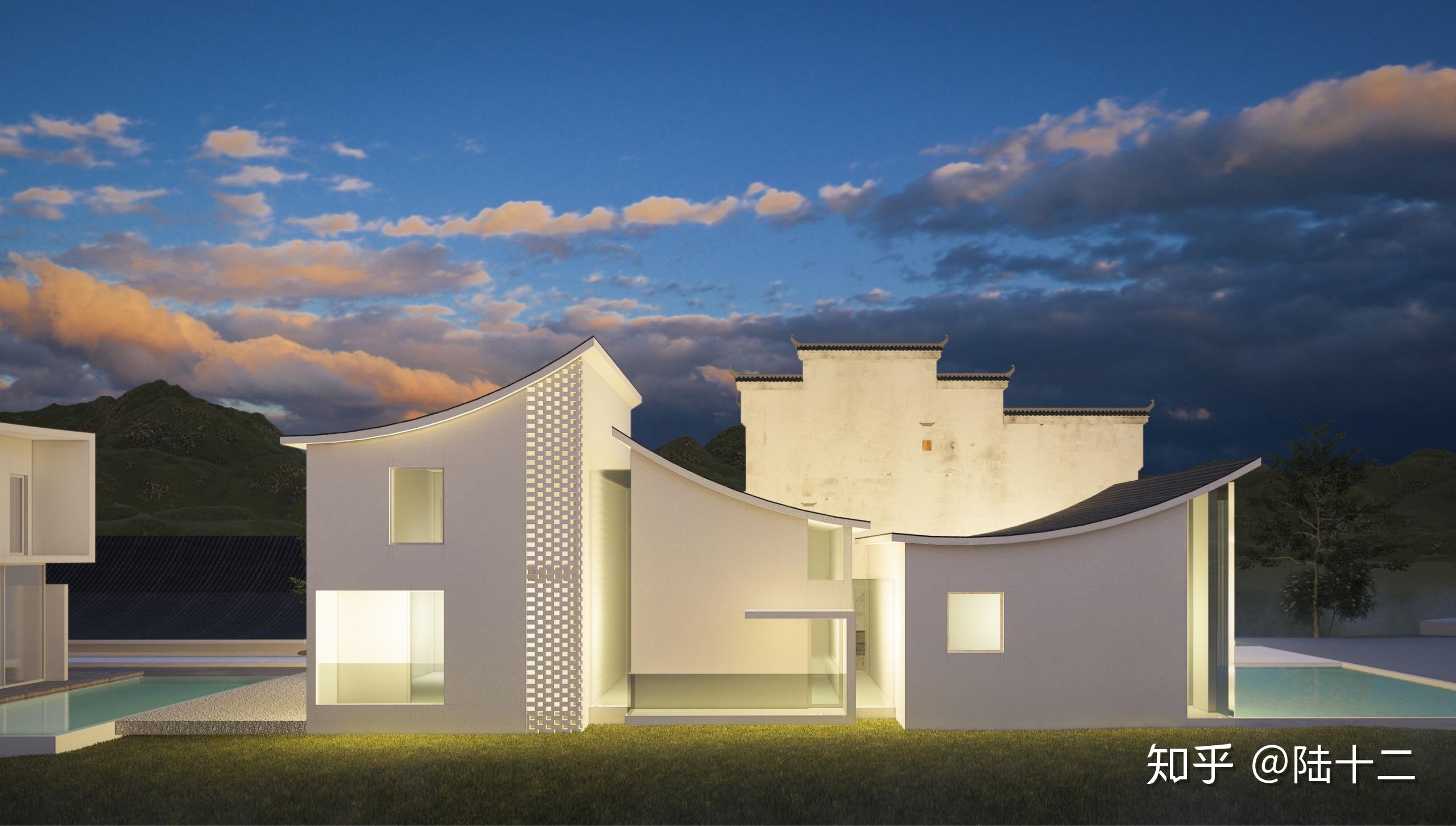 怎么用现代手法表现坡屋顶? - 知乎