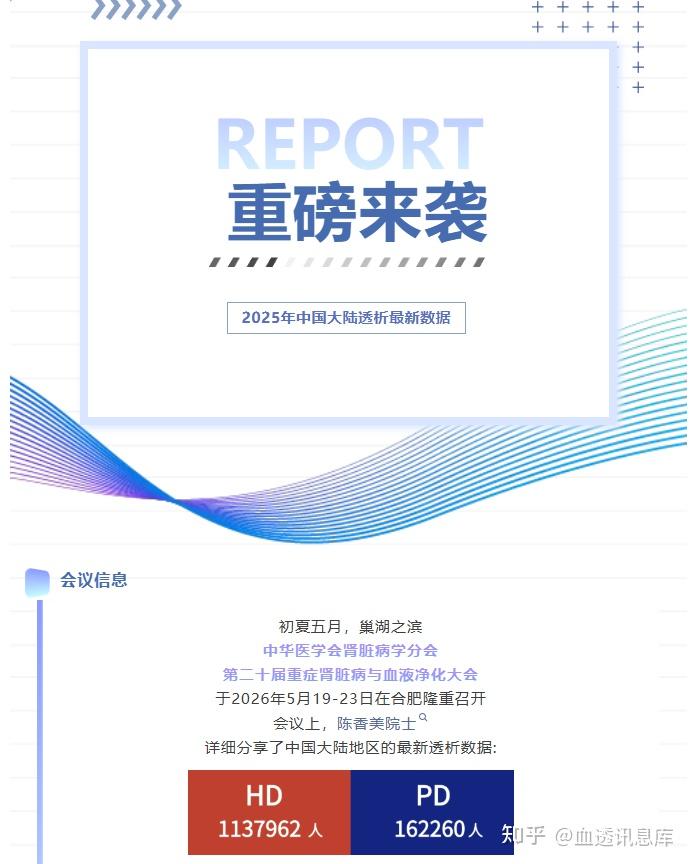 重磅来袭丨2025年中国大陆透析最新数据 - 知乎