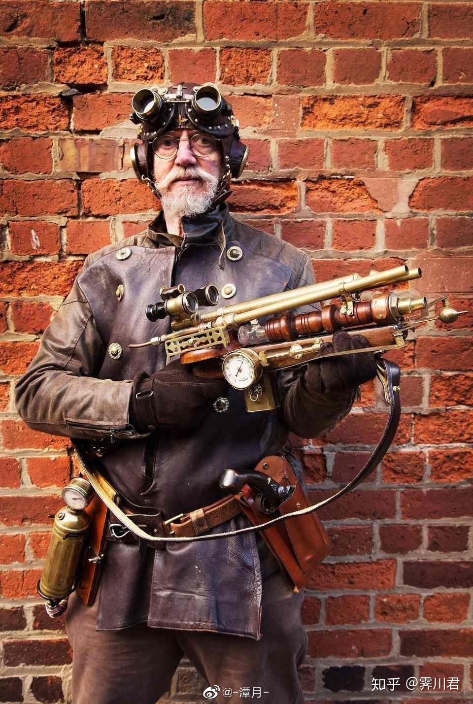 蒸汽朋克风的服装真的像淘宝上那样是皮革,小齿轮装饰和饱和度低布料