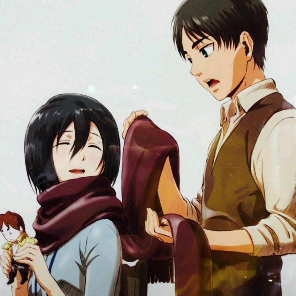 有哪些三笠艾伦发糖狗粮图? - 知乎