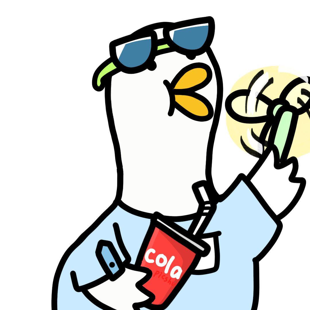 有没有可爱的鸭鸭头像啦最好不要动漫的qwq谢谢