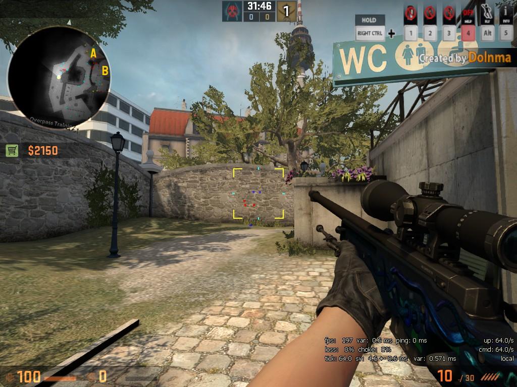 csgo当中跳狙是单纯看运气还是有所技巧