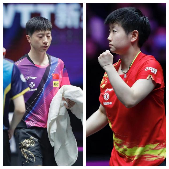 "终于输了球"的马龙与"最近一直赢"的孙颖莎