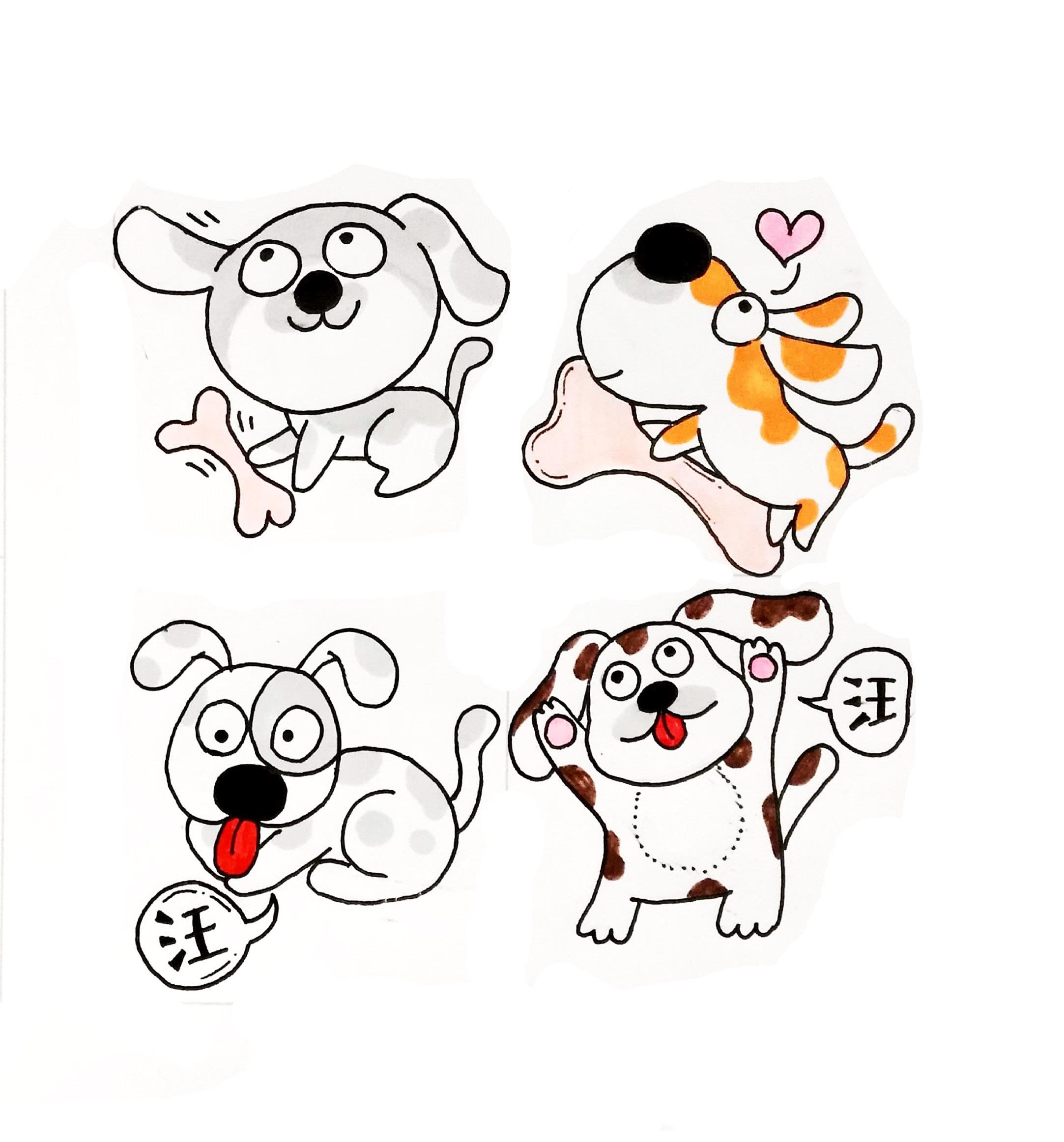 简笔画 | 狗年画小狗，新的一年“旺旺旺”