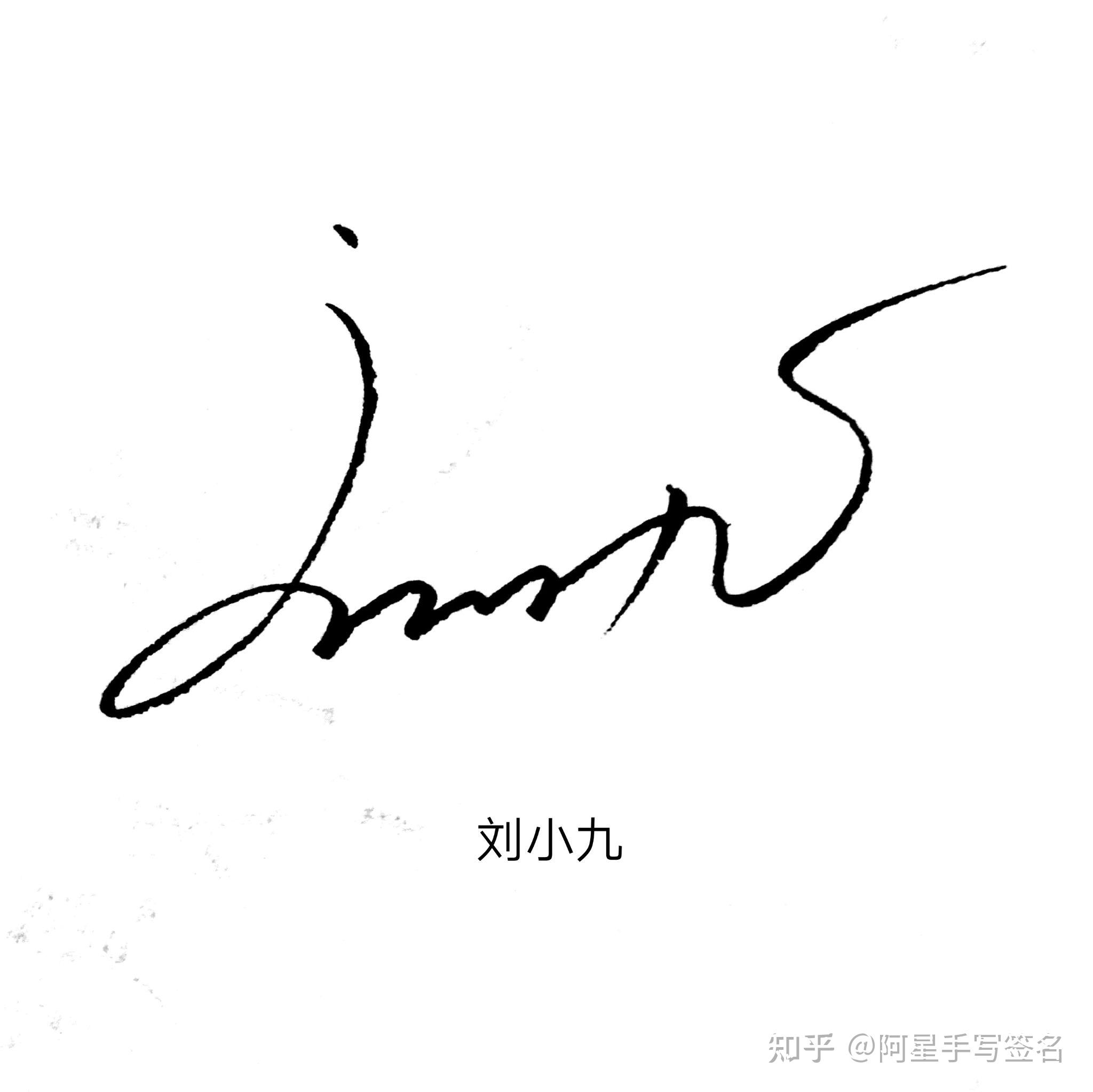 刘字连笔签名设计（刘姓霸气签名100例） - 奇酷啦！