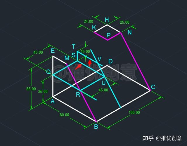 有誰知道正等軸測圖怎麼畫的嗎,求大佬告知? - 知乎