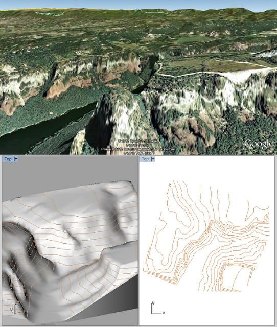 建筑设计中如何快速获得场地的等高线图