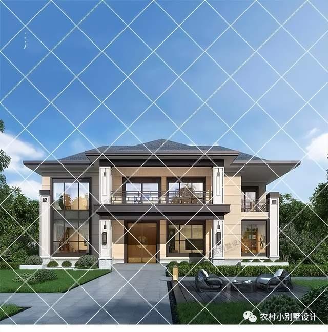 轻奢新中式二层自建房别墅,美观实用12款二层新中式农村别墅住宅 - 知乎