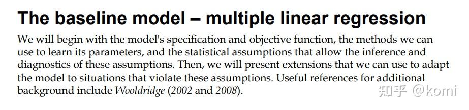 什么是基线回归（baseline regression）？ - 知乎