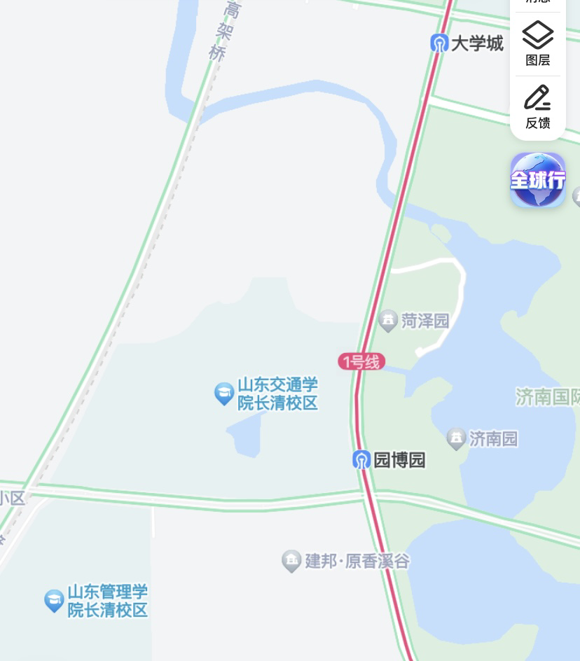 滨州学院平面地图图片