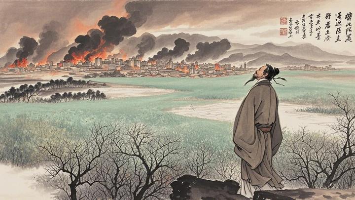 《春望》:杜甫笔下的乱世悲歌与人性坚守