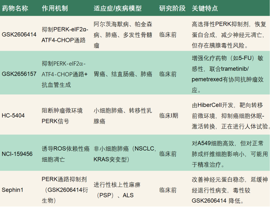 Perk Inducer PERK 蛋白激酶R样内质网激酶 | 靶点综述 - 知乎