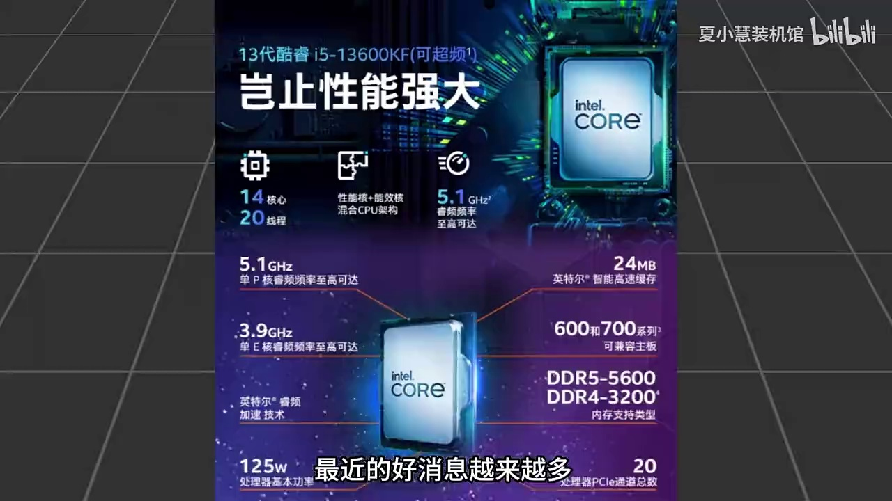 满减300 5499元 13600KF 5060 十项供电B760 海景房ITX主机