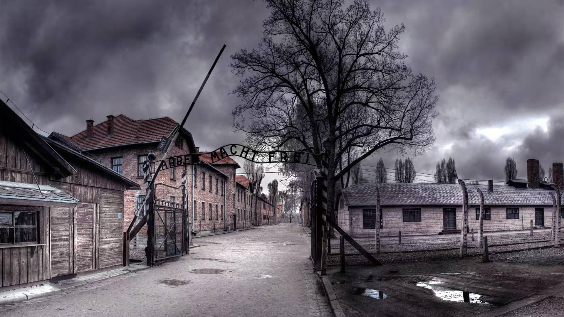 达豪集中营的牢房，毒气室与焚尸炉。达豪集中营